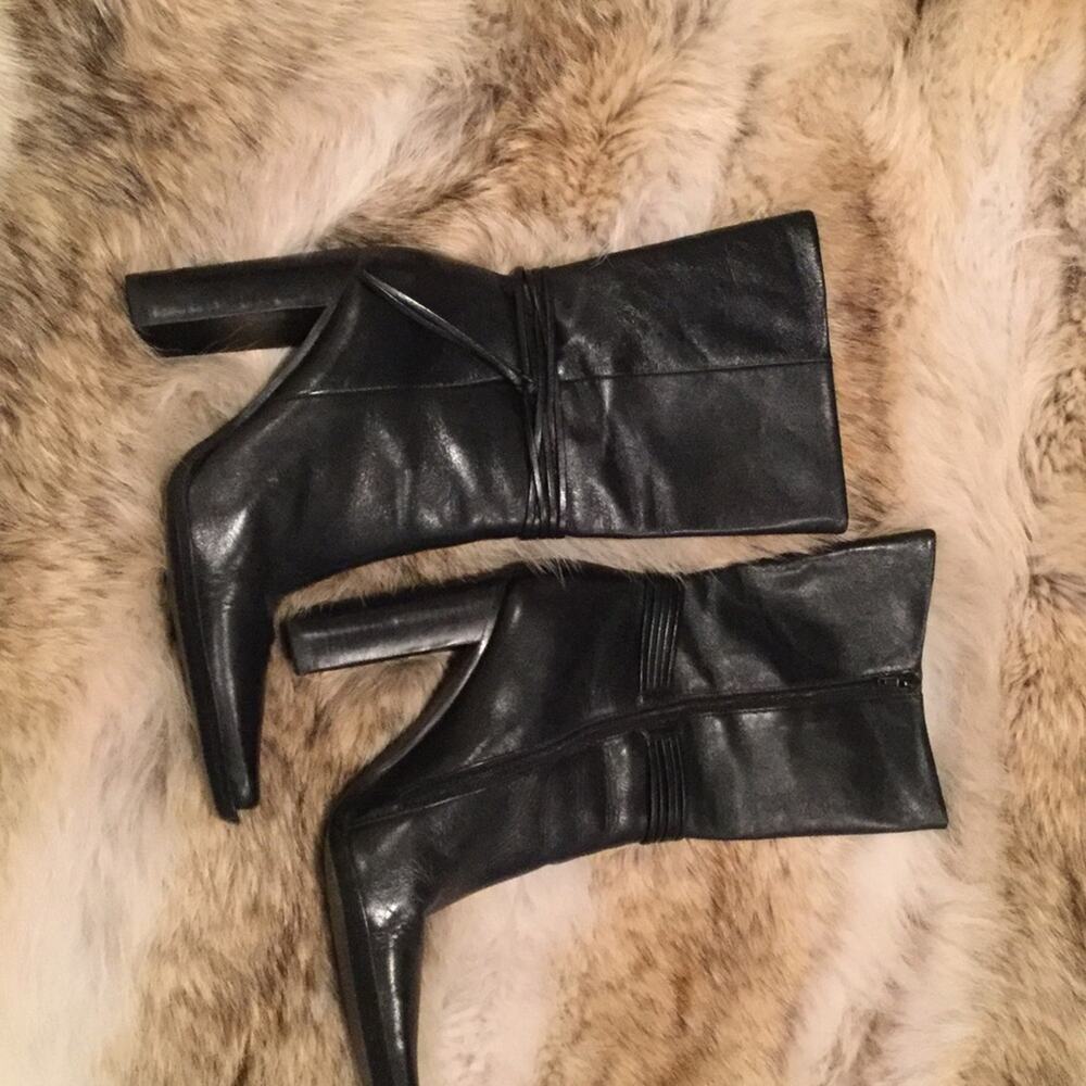 Black dolce vita high heel boot 8.5 like new